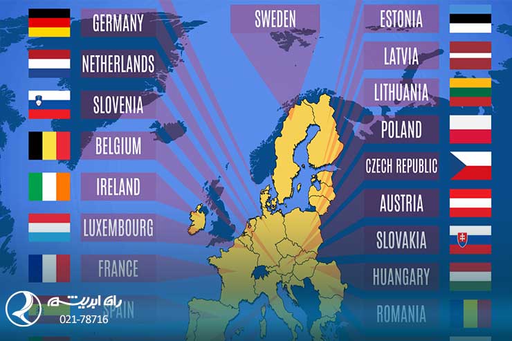 اعتبار ویزاهای شنگن کشور های عضو اتحادیه